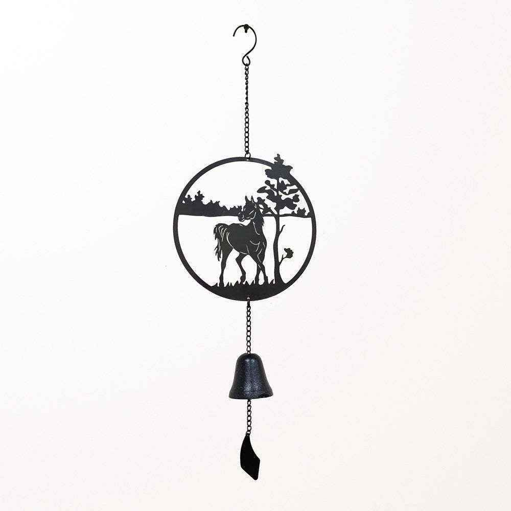 Carillon cheval en métal