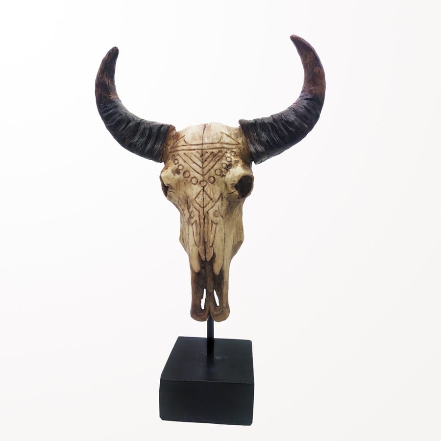 Crane de taureau tribal support