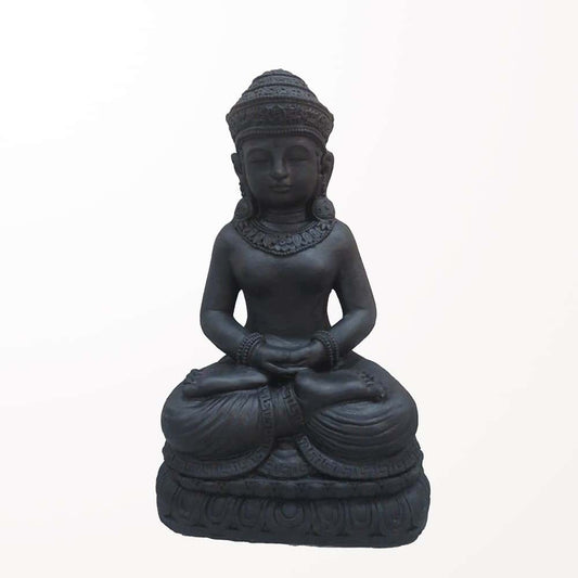 Grand bouddha méditation noir_1