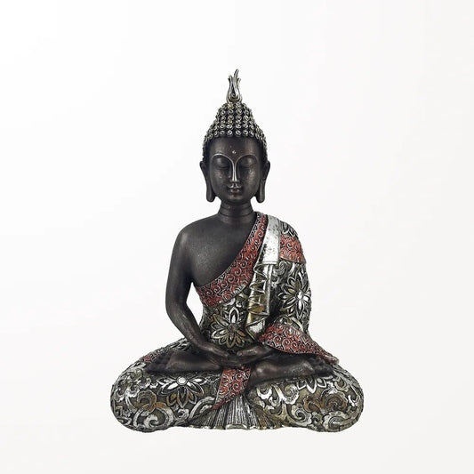 Bouddha méditation en résine