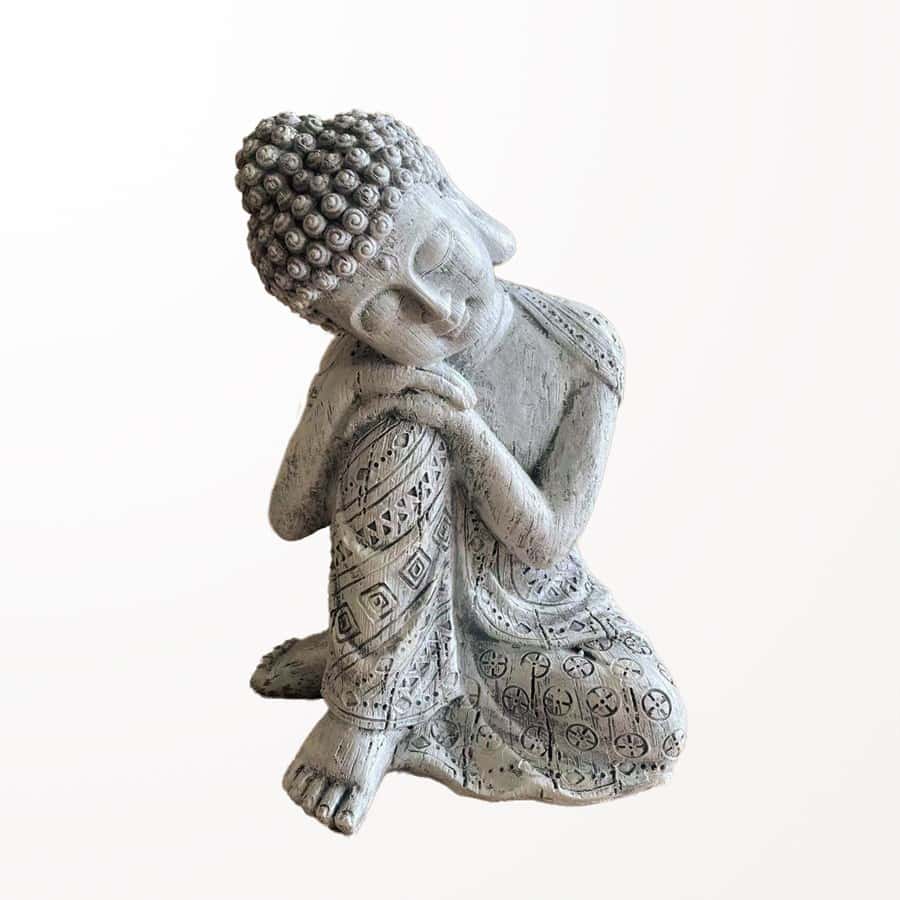 Bouddha statue au repos en résine