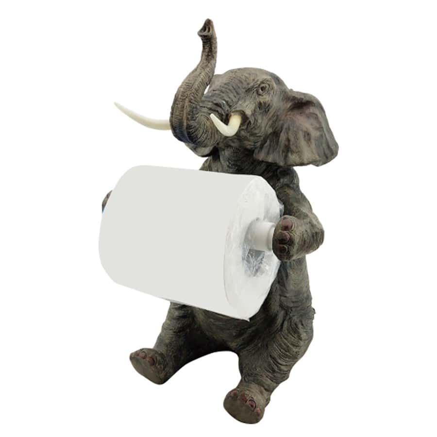 Éléphant porte papier de toilette