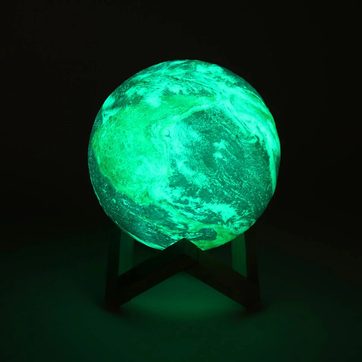 Boule terrestre lumineuse