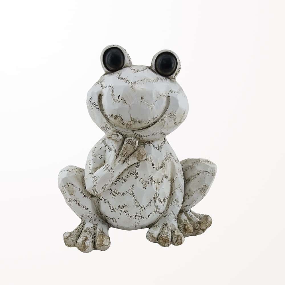 Grenouille faux bois sculptée