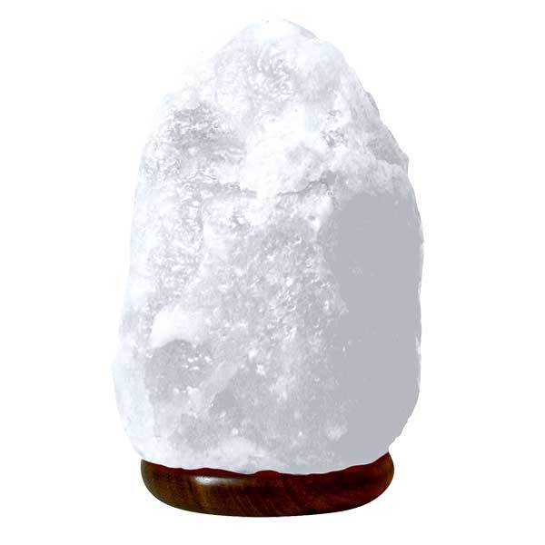 Lampe de sel blanche d'Himalaya