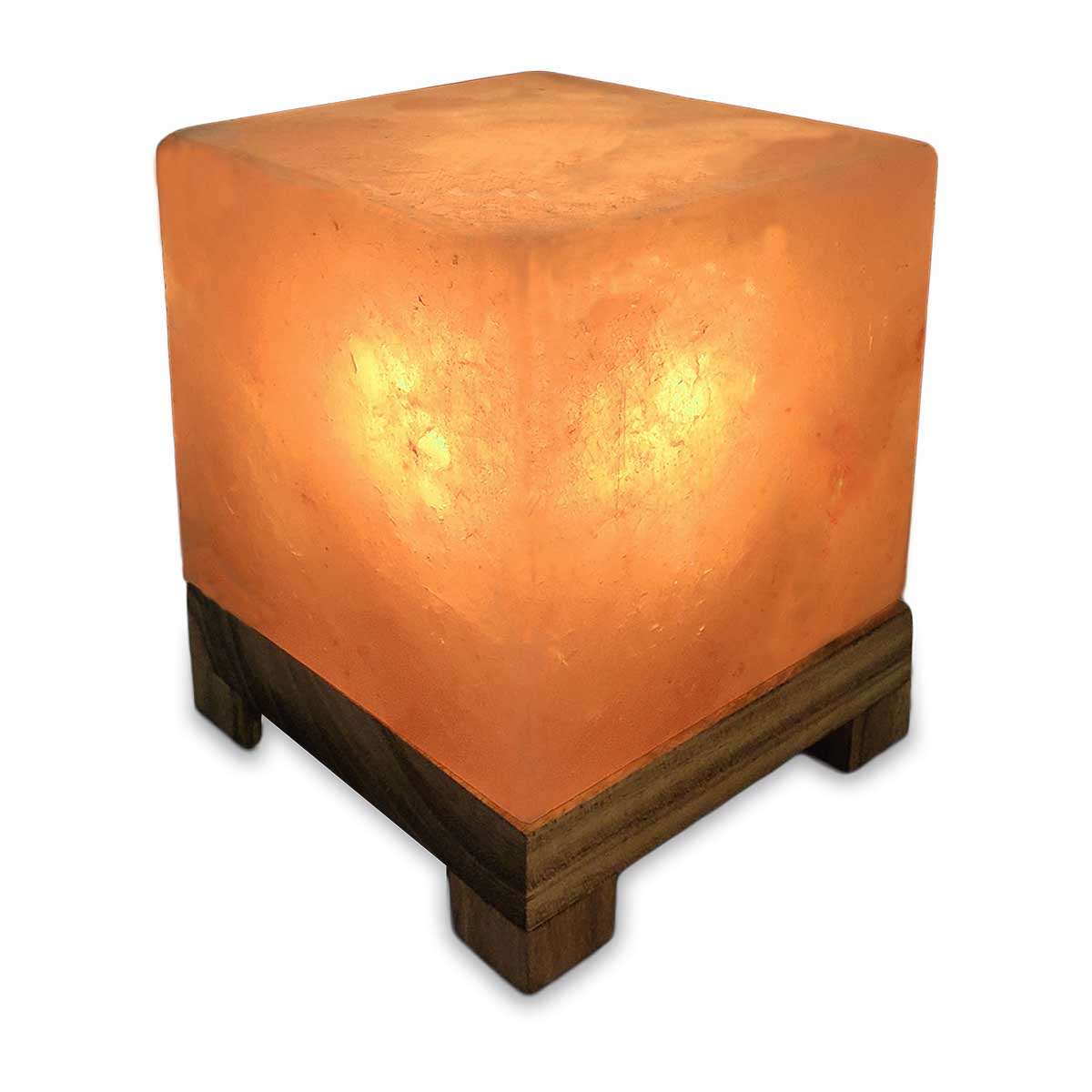 Lampe de sel d'Himalaya cube