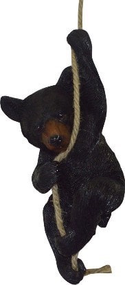 Ours suspendu à une corde