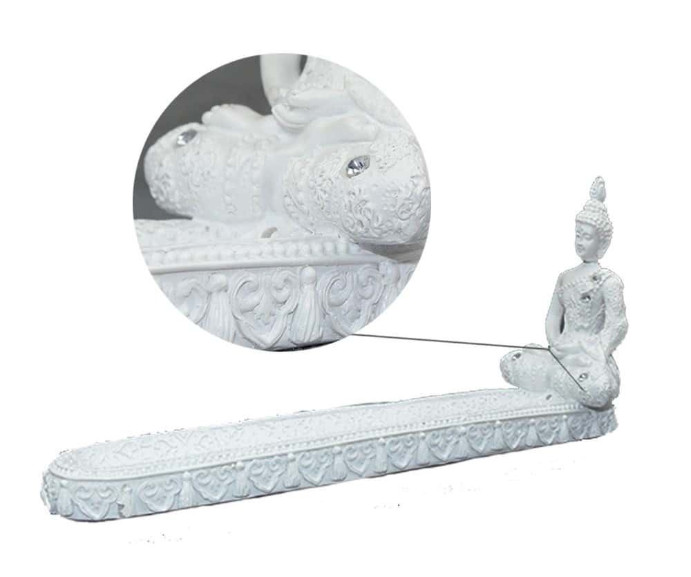 Porte encens thailandais blanc